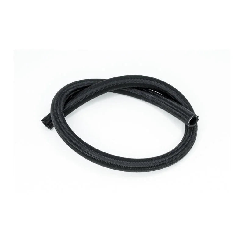 DeatschWerks 10AN Black Nylon Braided CPE Hose 3 Feet - Main Product View