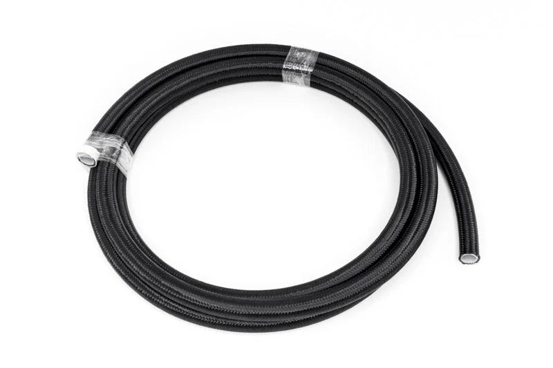 DeatschWerks 10AN Black Nylon Braided PTFE Hose 10 Feet - Back View