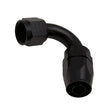 Load image into Gallery viewer, DeatschWerks 10AN Female Flare Swivel 120-Degree Hose End CPE - Anodized Matte Black - Main Product View