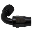 Load image into Gallery viewer, DeatschWerks 10AN Female Flare Swivel 120-Degree Hose End PTFE - Anodized Matte Black - Main Product View