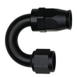 Load image into Gallery viewer, DeatschWerks 10AN Female Flare Swivel 180-Degree Hose End PTFE - Anodized Matte Black - Main Product View