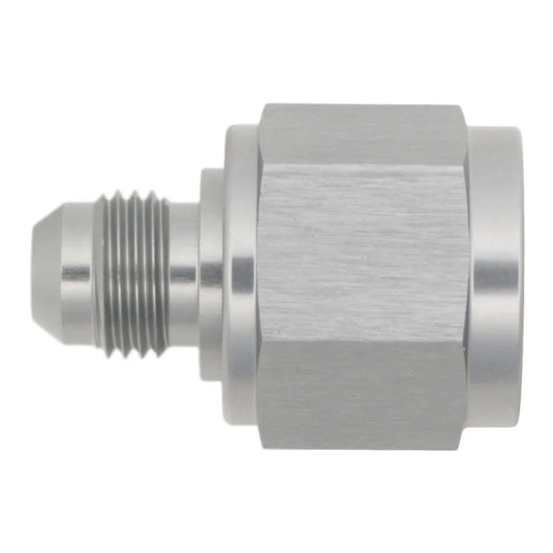 DeatschWerks 10AN Female Flare to 6AN Male Flare Reducer - Anodized DW Titanium - Main Product View