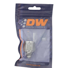 Load image into Gallery viewer, DeatschWerks 10AN Female Flare to 6AN Male Flare Reducer - Anodized DW Titanium - Side View