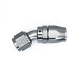 Load image into Gallery viewer, DeatschWerks 10AN Female Swivel 30-Degree Hose End CPE - Anodized Titanium - Side View