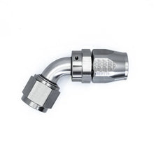 Load image into Gallery viewer, DeatschWerks 10AN Female Swivel 60-Degree Hose End CPE - Anodized Titanium - Side View