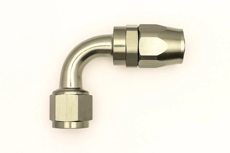 DeatschWerks 10AN Female Swivel 90-Degree Hose End CPE - Main Product View