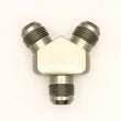 Load image into Gallery viewer, DeatschWerks 10AN Male Flare + 10AN Male Flare To 10AN Male Flare Y-Block Fitting - Main Product View