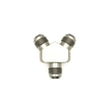 Load image into Gallery viewer, DeatschWerks 10AN Male Flare + 10AN Male Flare To 10AN Male Flare Y-Block Fitting - Side View