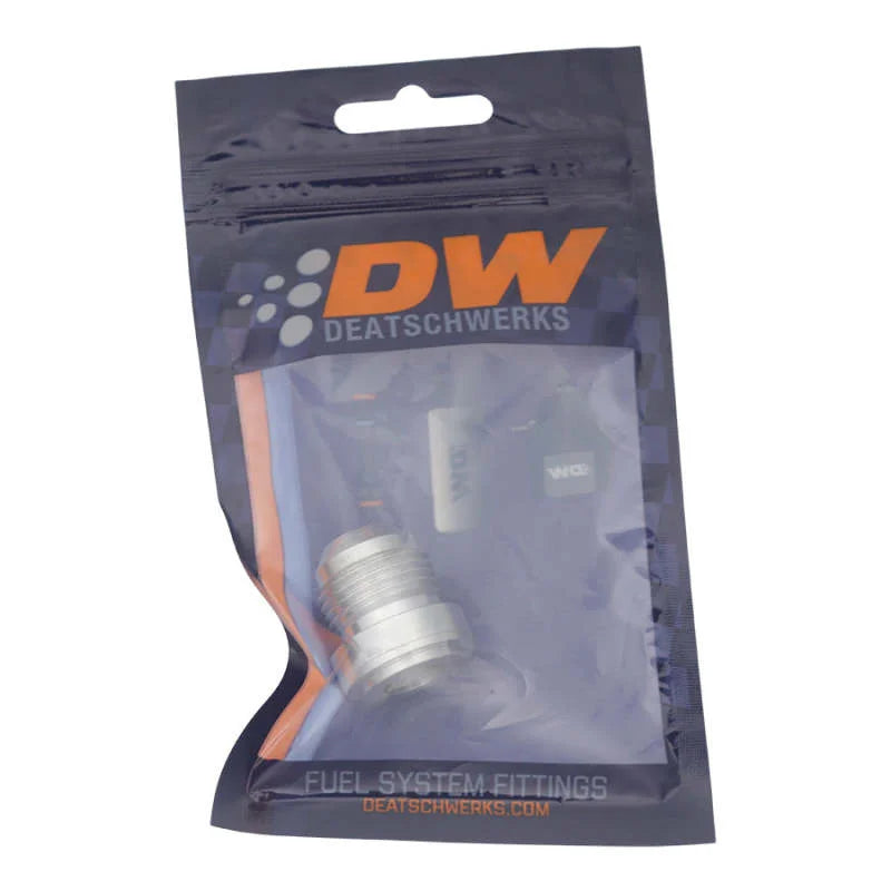 DeatschWerks 10AN Male Flare Aluminum Weld On Fitting - Side View