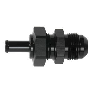 DeatschWerks 10AN Male Flare Bulkhead to 3/8in Hose Barb Straight