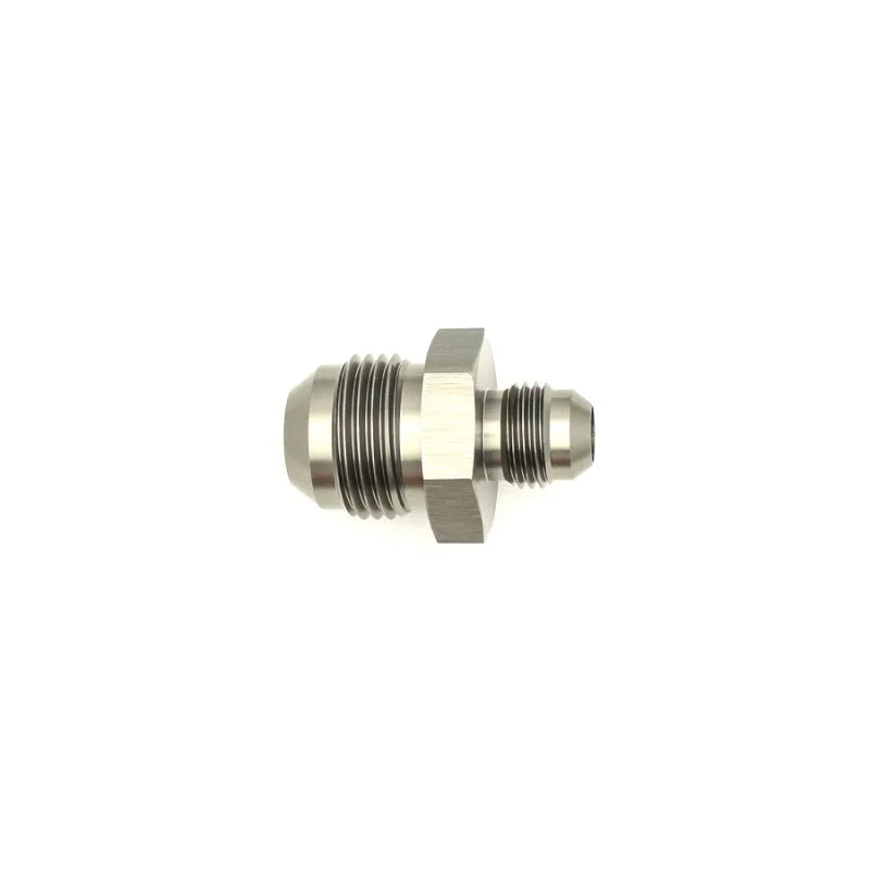 DeatschWerks 10AN Male Flare To 6AN Male Flare Reducer Straight Coupler - Main Product View