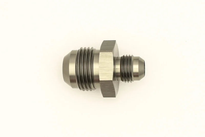 DeatschWerks 10AN Male Flare To 6AN Male Flare Reducer Straight Coupler - Back View