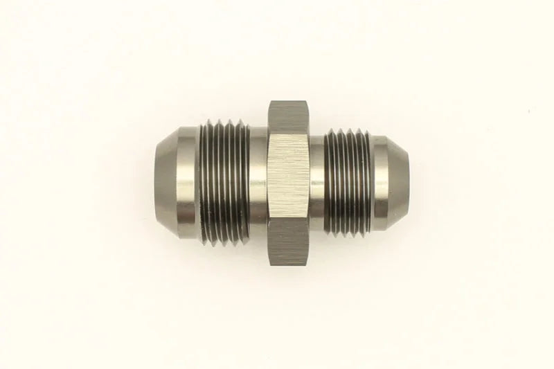 DeatschWerks 10AN Male Flare To 8AN Male Flare Reducer Straight Coupler - Installation View