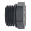 Load image into Gallery viewer, DeatschWerks 10AN ORB Male Plug Fitting with 1/8in NPT Gauge Port - Anodized Matte Black - Main Product View