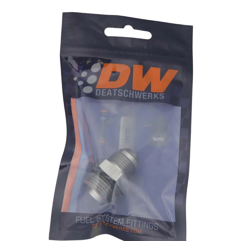 DeatschWerks 10AN ORB Male To 8AN Male Flare Adapter (Incl. O-Ring) - Detail View