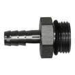 Load image into Gallery viewer, DeatschWerks 10AN ORB Male to 3/8in Male Triple Barb Fitting (Incl O-Ring) - Anodized DW Titanium - Main Product View