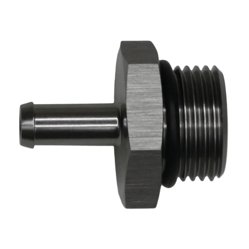 DeatschWerks 10AN ORB Male to 5/16in Male Barb Fitting - Anodized DW Titanium - Main Product View