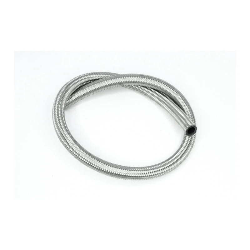 DeatschWerks 10AN SS Double Braided CPE Hose 3 Feet - Back View