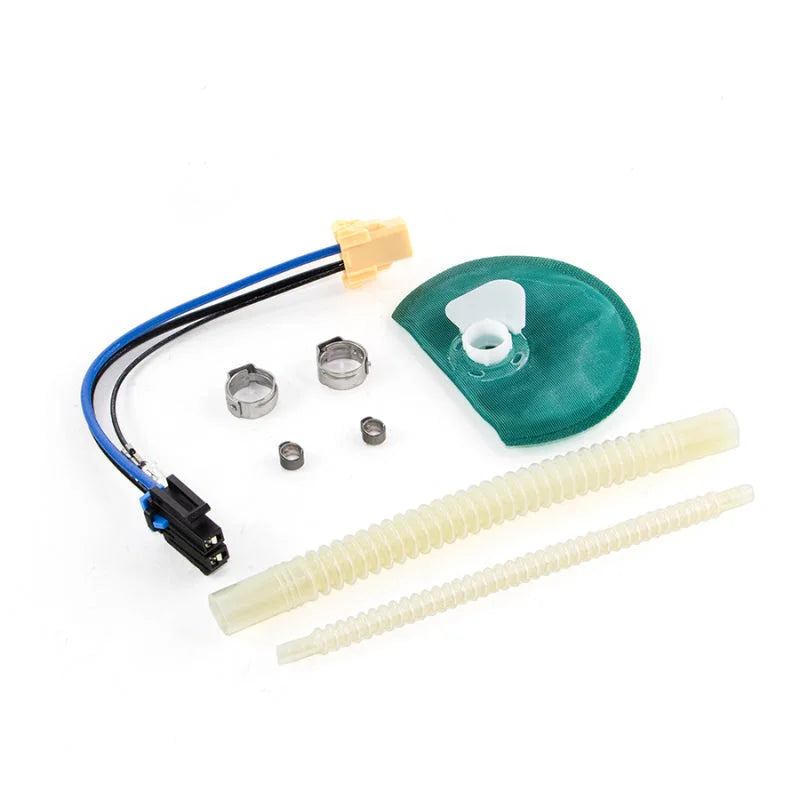 DeatschWerks 11-14 Ford Mustang V6/GT DW400 Fuel Pump Set Up Kit - Side View