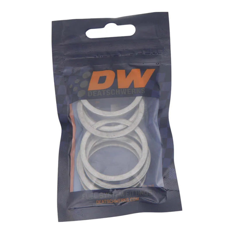 DeatschWerks -12 AN Aluminum Crush Washer (Pack of 10) - Installation View
