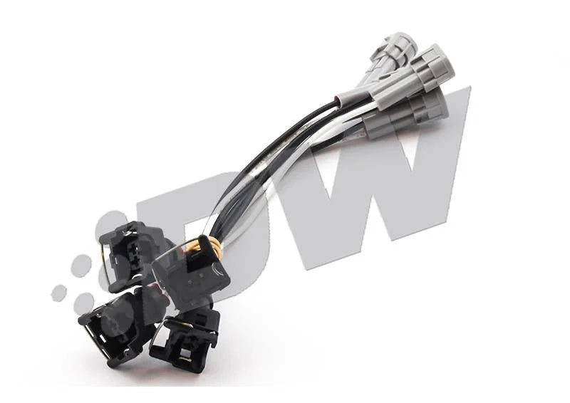 DeatschWerks 12+ Scion FR-S / Subaru BRZ Bosch EV14 1200cc Injectors (Set of 4) - Back View