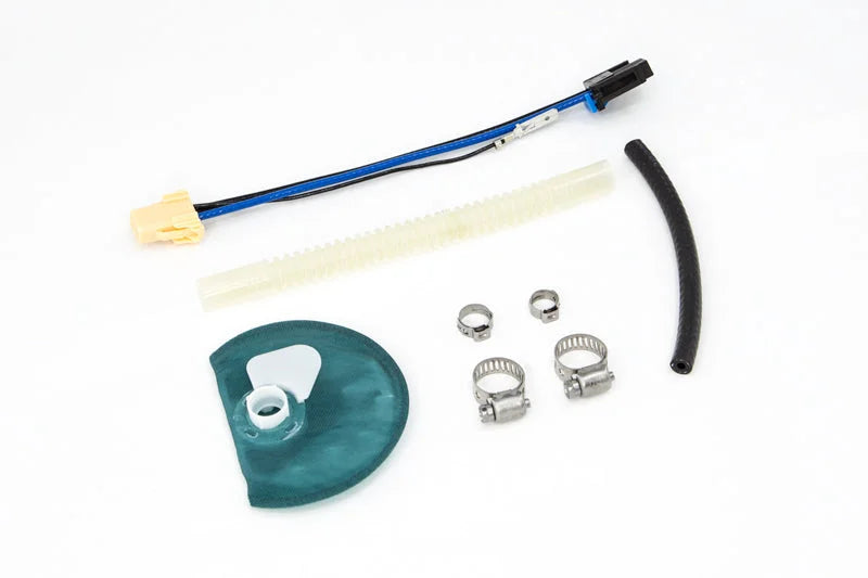 DeatschWerks 15-17 Ford Mustang V6/GT DW400 Fuel Pump Set Up Kit - Side View