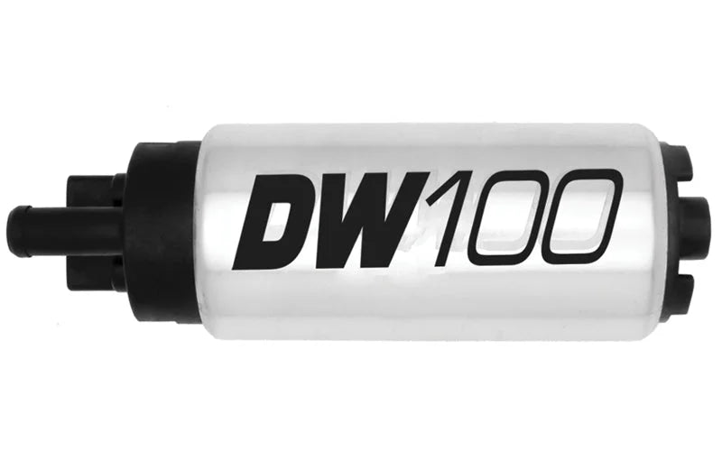 DeatschWerks 165 LPH In-Tank Fuel Pump w/ 90-07 Subaru Legacy, 93-07 Impreza Install Kit - Side View