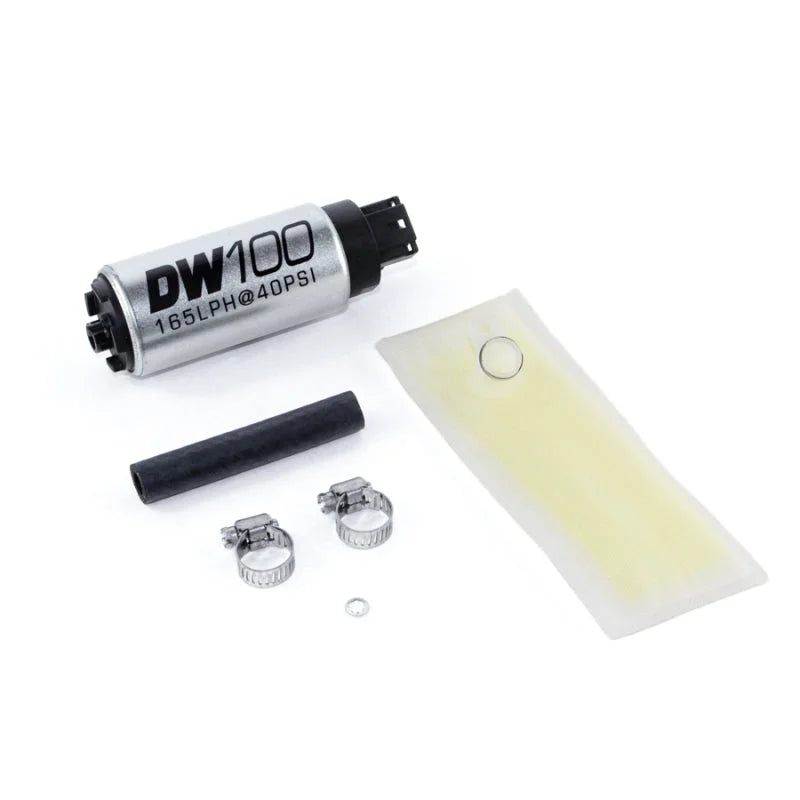 DeatschWerks 165 LPH In-Tank Fuel Pump w/ 94-01 Integra/ 92-00 Civic Install Kit - Main Product View