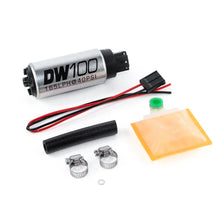 Load image into Gallery viewer, DeatschWerks 165 LPH In-Tank Fuel Pump w/ Universal Install Kit - Main Product View