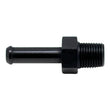 Load image into Gallery viewer, DeatschWerks 1/8in NPT Male Thread 1/4in Hose Barb - Anodized Matte Black - Main Product View