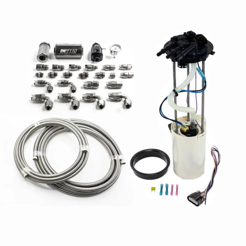 DeatschWerks 1999-2004 CM Truck DW400 Pump Module w/PTFE fuel lines - Main Product View
