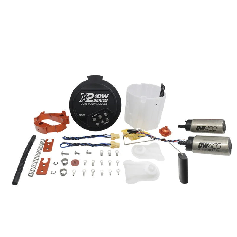 DeatschWerks 2006+ Hemi X2 Series Fuel Pump Module w/ Dual DW400 Pumps - Main Product View