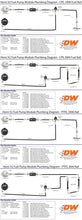 Load image into Gallery viewer, DeatschWerks 2006+ Hemi X2 Series Pump Module -8AN Feed w/ -6AN Return PTFE Plumbing Kit - Side View