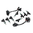 Load image into Gallery viewer, DeatschWerks 2015-2017 Dodge Charger/Challenger Hellcat 850cc Top Feed Injectors (Set of 8) - Installation View