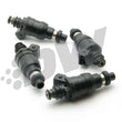 Load image into Gallery viewer, DeatschWerks 240sx CA18DET Low Z 1000CC Low Z Top Feed Injectors - Main Product View