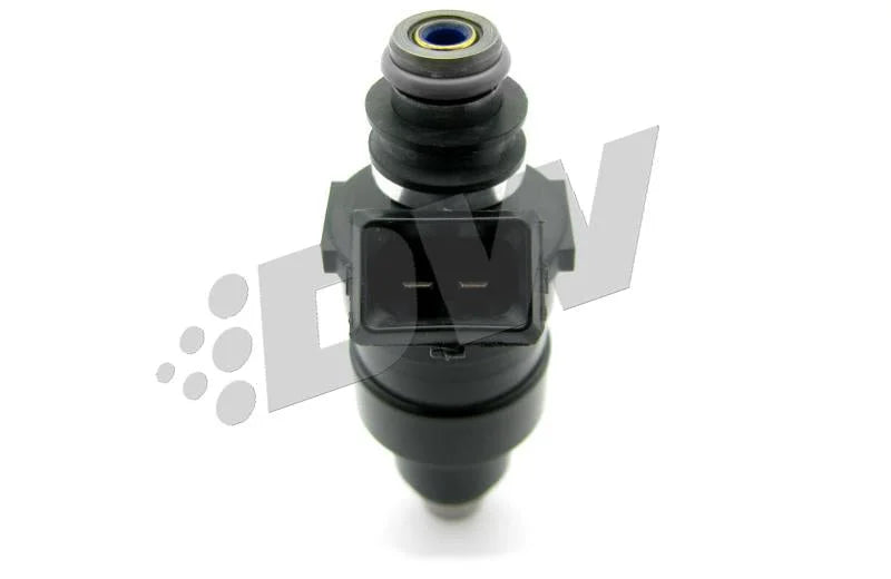 DeatschWerks 240sx CA18DET Low Z 1200CC Low Z Top Feed Injectors - Back View