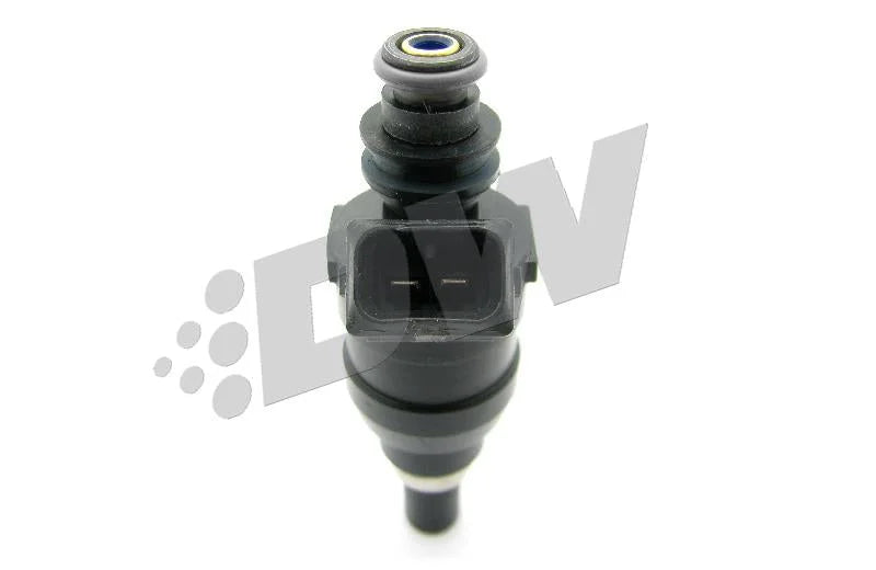 DeatschWerks 240sx CA18DET Low Z 800CC Low Z Top Feed Injectors - Back View