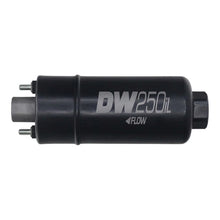 Load image into Gallery viewer, DeatschWerks 250LPH In-Line External Fuel Pump (No Bracket) - Side View