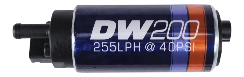 DeatschWerks 255 LPH DW200 Series In-Tank Fuel Pump - Side View
