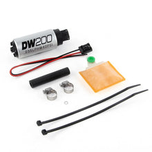 Load image into Gallery viewer, DeatschWerks 255 LPH In-Tank Fuel Pump w/ 90-94 Eclipse FWD Set Up Kit - Side View