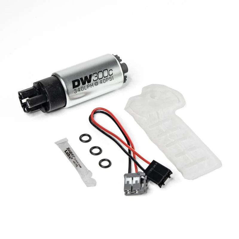 DeatschWerks 340lph Compact Fuel Pump w/o clips w/ 9-1061 install kit fits 2018-2020 Honda Accord LX / 2016-2020 Honda Civ...