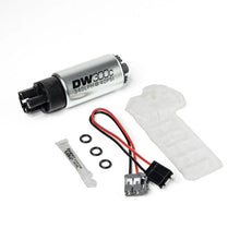 Load image into Gallery viewer, DeatschWerks 340lph Compact Fuel Pump w/o clips w/ 9-1061 install kit fits 2018-2020 Honda Accord LX / 2016-2020 Honda Civ...