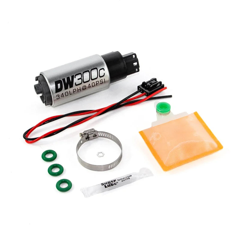 DeatschWerks 340lph DW300C Compact Fuel Pump w/ Ford Focus MK2 RS Set Up Kit (w/o Mounting Clips) - Installation View