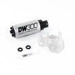 Load image into Gallery viewer, DeatschWerks 340lph DW300C Compact Fuel Pump w/Install Kit 08-15 Mitsubishi EVO X (w/o Clips) - Main Product View
