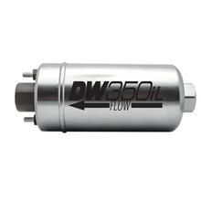 Load image into Gallery viewer, DeatschWerks 350 LPH DW350iL In-Line External Fuel Pump (No Bracket) - Main Product View