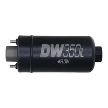 Load image into Gallery viewer, DeatschWerks 350 LPH DW350iL In-Line External Fuel Pump (No Bracket) - Side View