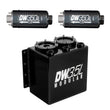 Load image into Gallery viewer, DeatschWerks 3.5L Modular Surge Tank (Incl. 2 DW350iL In-Line Fuel Pump) - Main Product View