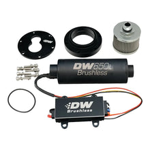 Load image into Gallery viewer, DeatschWerks 3.5L Module Surge Tank In-Tank Pump Adapter w/ DW650iL Brushless/Controller 440lph Pump - Main Product View