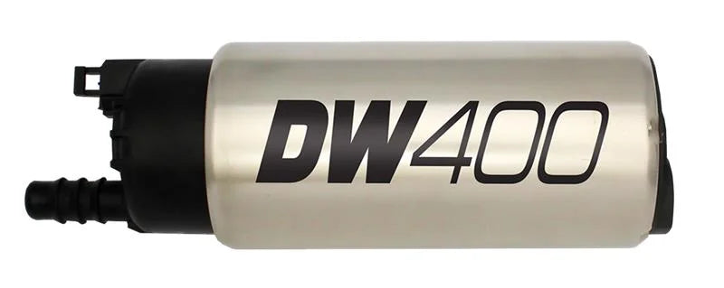 DeatschWerks 415LPH DW400 In-Tank Fuel Pump w/ 9-1044 Install Kit 85-97 Ford Mustang Cobra - Back View