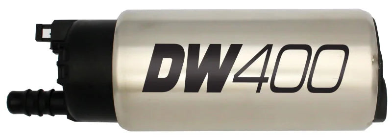DeatschWerks 415LPH DW400 In-Tank Fuel Pump w/ Universal Set Up Kit - Side View